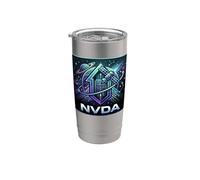 Logo NVDA Headed For Space Bicchiere termico in acciaio inox doppia parete