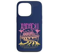 Logo Olivia Newton-John Xanadu Roller Rink rosa giallo sfumato Custodia per iPhone 13 Pro