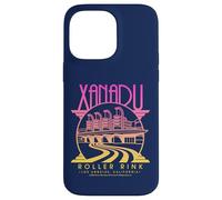 Logo Olivia Newton-John Xanadu Roller Rink rosa giallo sfumato Custodia per iPhone 14 Pro Max