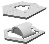 Logo Parete Porta Candela per Clash Royale Gioco Tea Light Batteria Decorazione