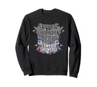 Logo per Band Vintage degli Anni '70 dei Lynyrd Skynyrd Southern Rock Felpa