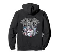 Logo per Band Vintage degli Anni '70 dei Lynyrd Skynyrd Southern Rock Felpa con Cappuccio
