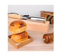 Logo personalizzato Branding Ferro per il cibo, Personalizzato Legno Branding Ferro Timbro a Calore Timbro a legna Riscaldamento per BBQ Torta di carne Pane Cottura