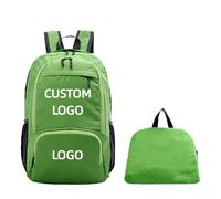 Logo Personalizzato Zaino Impermeabile Zaino Leggero e Pieghevole Personalità Personalizzazione Pacchetto Escursionismo Viaggio All'aperto Color5,14 inches