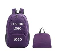 Logo Personalizzato Zaino Impermeabile Zaino Leggero e Pieghevole Personalità Personalizzazione Pacchetto Escursionismo Viaggio All'aperto Color6,14 inches