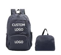 Logo Personalizzato Zaino Impermeabile Zaino Leggero e Pieghevole Personalità Personalizzazione Pacchetto Escursionismo Viaggio All'aperto Color4,14 inches