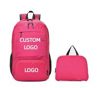 Logo Personalizzato Zaino Impermeabile Zaino Leggero e Pieghevole Personalità Personalizzazione Pacchetto Escursionismo Viaggio All'aperto Color2,14 inches