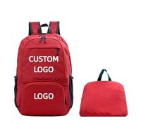 Logo Personalizzato Zaino Impermeabile Zaino Leggero e Pieghevole Personalità Personalizzazione Pacchetto Escursionismo Viaggio All'aperto Color7,14 inches