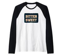 Logo Pretty Bitter Sweet Maglia con Maniche Raglan