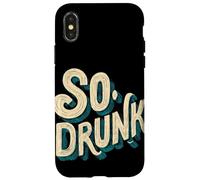 Logo Pretty So Drunk per uomo e donna Custodia per iPhone X/XS