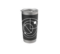 Logo Quantum Leap (bianco) Bicchiere termico in acciaio inox doppia parete