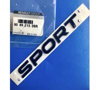 Logo Renault Sport Nero Megane Twingo Clio GT RS Badge Originale 908921509R