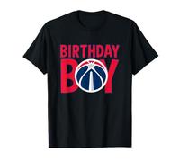 Logo retrò dei Washington Wizards per Bambini di Compleanno NBA Maglietta