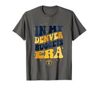 Logo retrò Wave dell'era NBA in My Denver Nuggets Maglietta