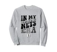 Logo retrò Wave di NBA nella mia Epoca dei Brooklyn Nets Felpa