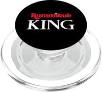 Logo Rummikub Re con corona Nobile Inchiostro Bianco PopSockets PopGrip per MagSafe