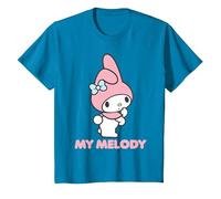 Logo Sanrio My Melody Maglietta, Bambini, Zaffiro, 8 Anni