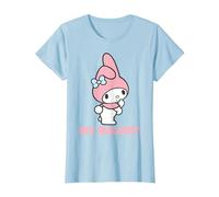 Logo Sanrio My Melody Maglietta, Donna, Celeste, S