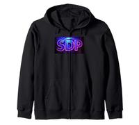 Logo SDP Cyber Industrial Felpa con Cappuccio