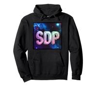 Logo SDP nello Spazio Felpa con Cappuccio