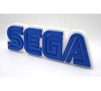 Logo SEGA 24 CM Videogames Deco Statua Loghi Nintendo Regalo 3D Print Made