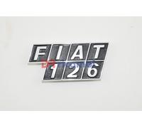 LOGO SIGLA MODELLO FREGIO FIAT 126 IN METALLO DR0316