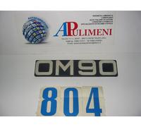 LOGO SIGLA STEMMA FREGIO “OM 90” FIAT OM IVECO IN PLASTICA