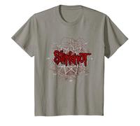 Logo Slipknot Scribble Star Maglietta, Bambini, Ardesia, 6 Anni