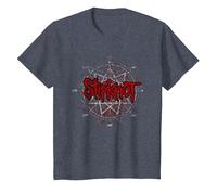 Logo Slipknot Scribble Star Maglietta, Bambini, Pervinca, 3 Anni