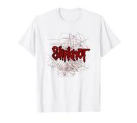 Logo Slipknot Scribble Star Maglietta, Uomo, Bianco, 3XL