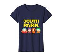 Logo South Park Gang sotto Maglietta, Donna, Navy, M
