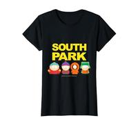 Logo South Park Gang sotto Maglietta, Donna, Nero, S