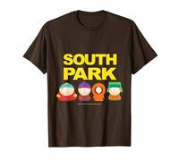 Logo South Park Gang sotto Maglietta, Uomo, Marrone, XL
