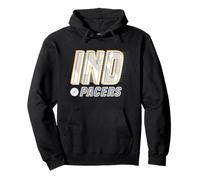 Logo Stack NBA Indiana Pacers Felpa con Cappuccio