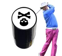 Logo Stamp - Low Odor Waterproof Quick Drying Golf Ball Stamper, Quick Drying Logo Stamp Rubber Stamps For Paper Fabric Golf Balls Wood Custom Name Marker Permanent Ink Portable Office Craft Tool