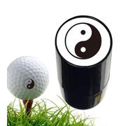 Logo Stamp - Low Odor Waterproof Quick Drying Golf Ball Stamper, Quick Drying Logo Stamp Rubber Stamps For Paper Fabric Golf Balls Wood Custom Name Marker Permanent Ink Portable Office Craft Tool