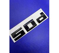 Logo Stemma 50D Originale BMW M50D X2 X3 X4 X5 X6 Nero Lucido Nuovo