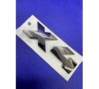 Logo Stemma Lettera Monogramma BMW X4 M40d M Originale Cromo Antracite