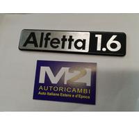 LOGO STEMMA SCRITTA FREGIO BADGE ALFA ROMEO ALFETTA 1.6 EPOCA