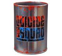 Logo Suicide Squad progettato refrigeratore per lattine in metallo stilizzato un
