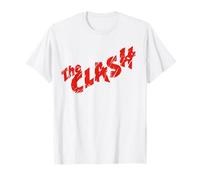Logo The Clash Red Script Maglietta