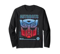 Logo Transformers Autobots Gen 01 Optimus Prime Maglia a Manica