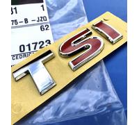 Logo TSI Rosso VW Golf 7 VII MK7 Posteriore Stemma Originale 5G0853675B