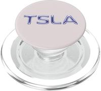 Logo TSLA Argento PopSockets PopGrip per MagSafe