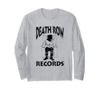 Logo Ufficiale Death Row Records Nero Maglia a Manica