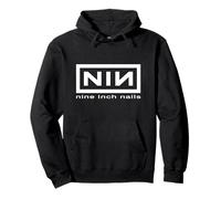 Logo Ufficiale Nine inch Nails Felpa con Cappuccio