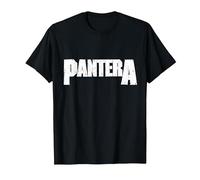 Logo Ufficiale Pantera Bianco Maglietta, Uomo, Nero, M
