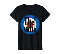 Logo Ufficiale The Who Classic Target Maglietta, Donna, Nero, XL