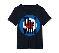 Logo Ufficiale The Who Classic Target Maglietta, Donna Plus-Size, Nero, 4X