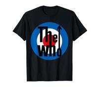 Logo Ufficiale The Who Classic Target Maglietta, Uomo, Nero, 6XL